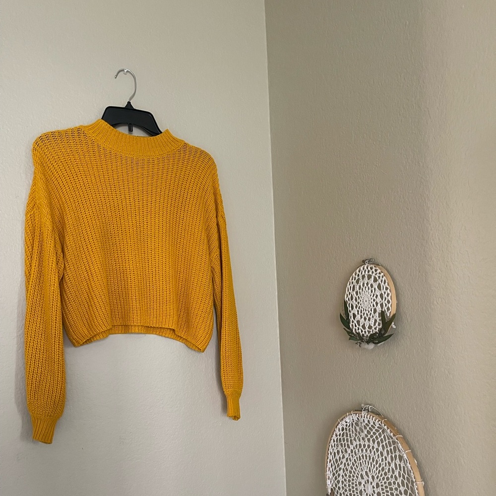Forever 21 Orange Sweater